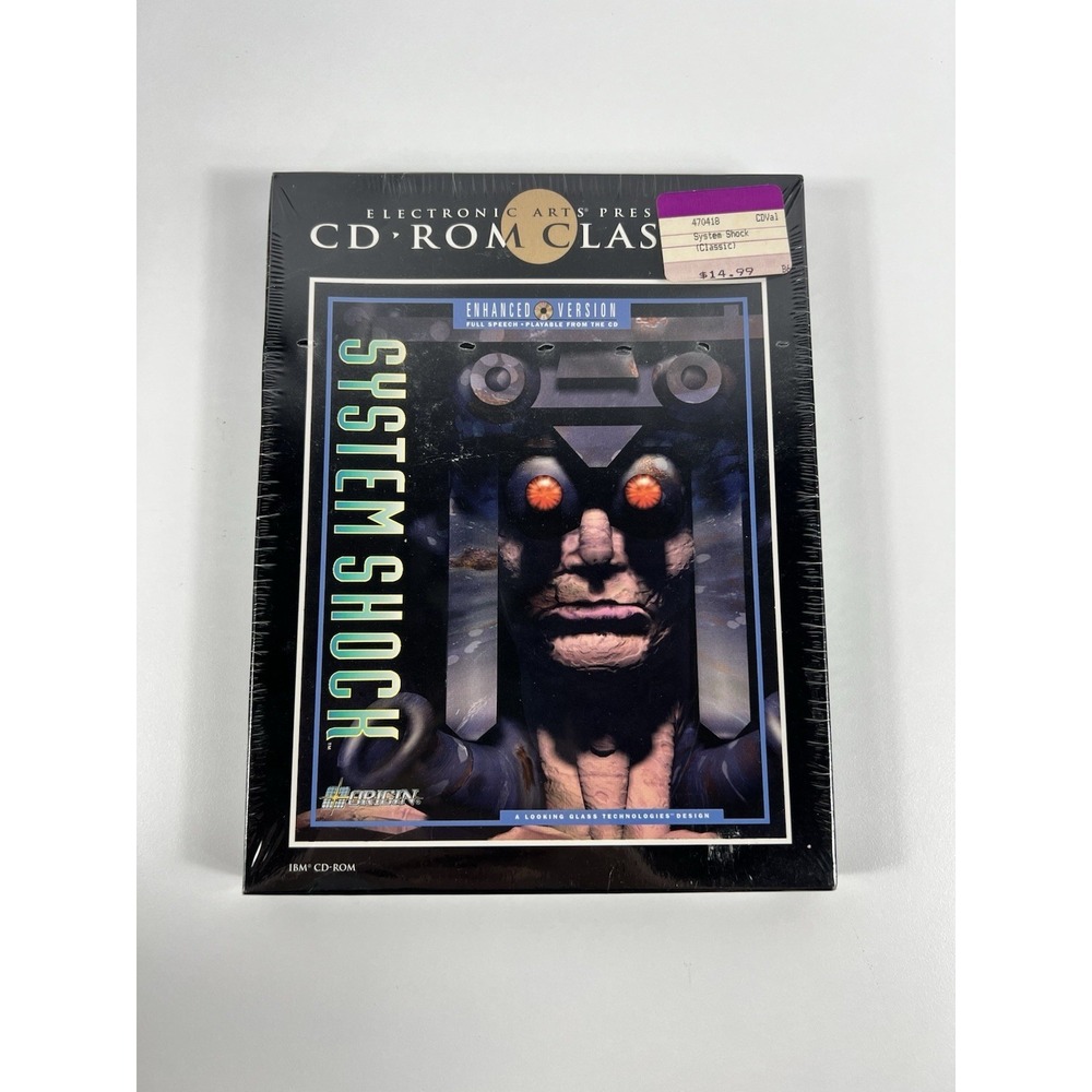 System Shock PC CD-ROM Enhanced Version Classics 1994 Thin Box ~ SEALED